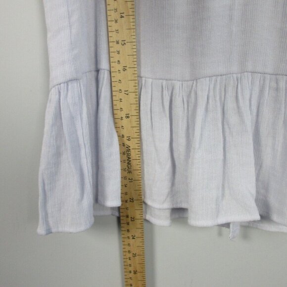 Club Monaco Shailyn Women's Bow Back Peplum Top Sleeveless Casual Lilac S 120 - Picture 8 of 9